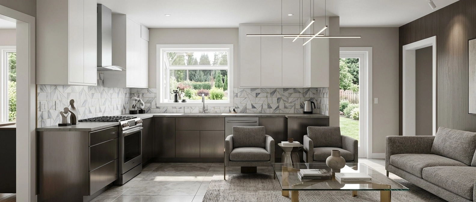 Interior design in Contemporary style — Living Room by GenRoom AI