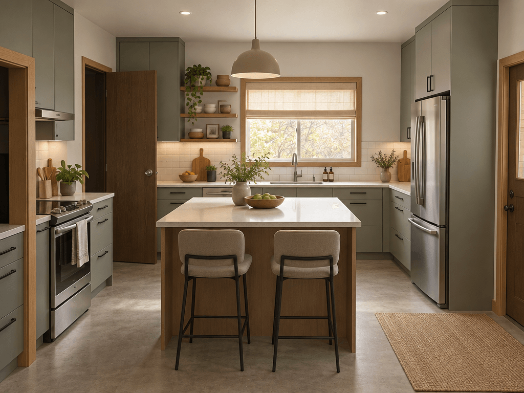 Interior design in Minimalism style — Kitchen by GenRoom AI