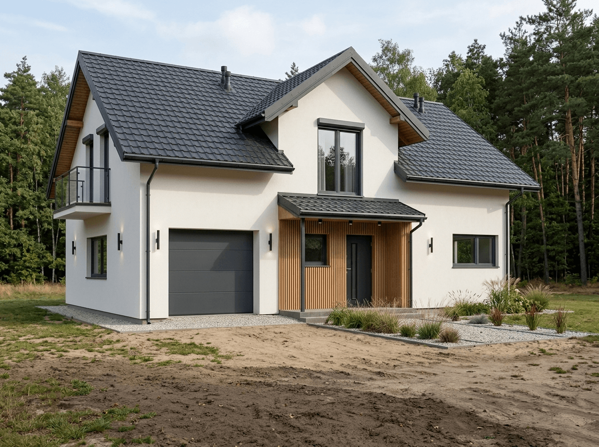 Scandinavian Facade Facade design — facade photo by GenRoom AI