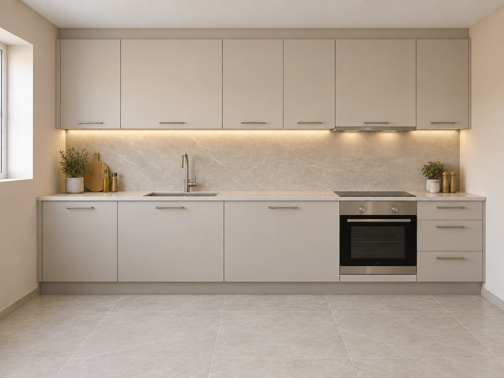 Kitchen interior in no_style style — photo by GenRoom AI