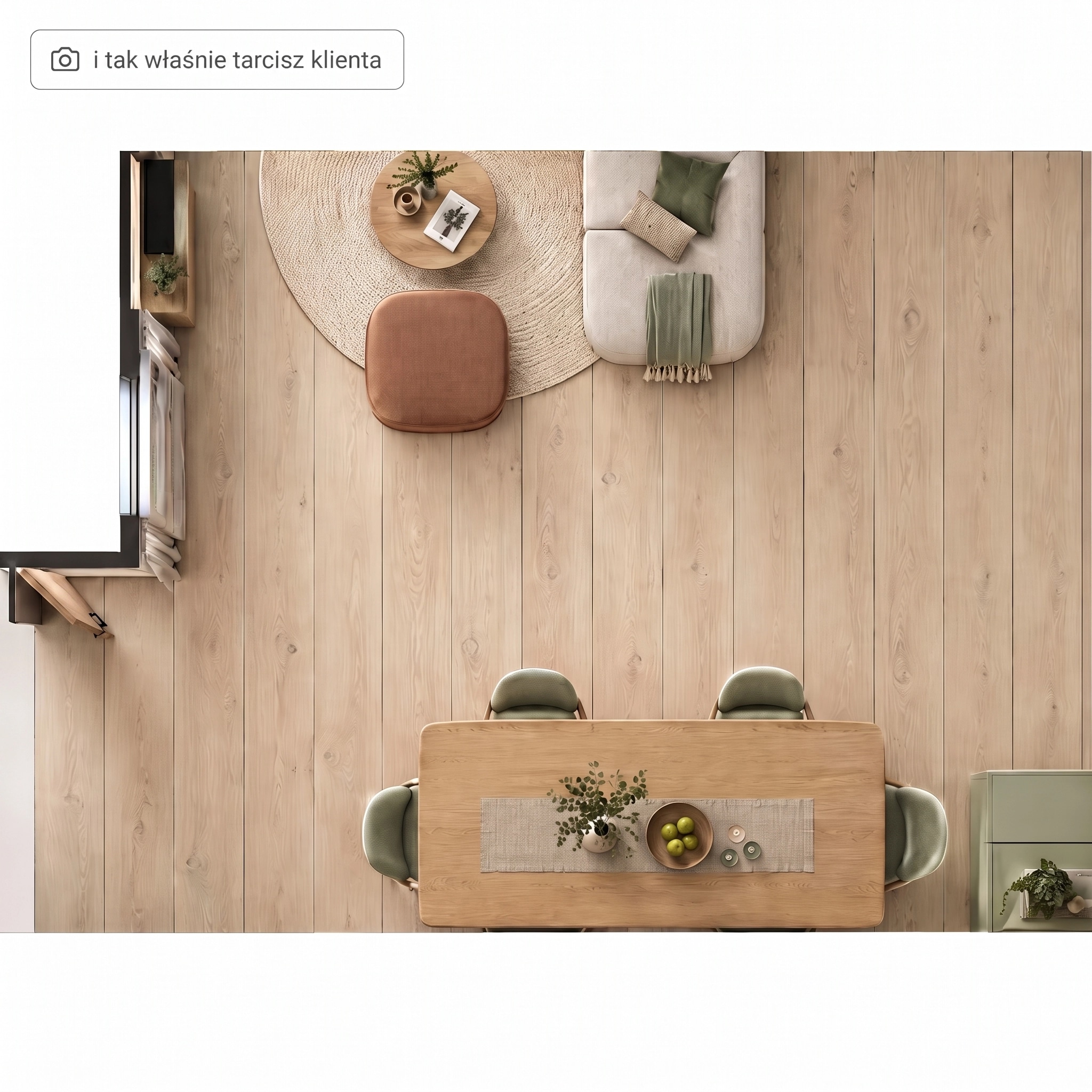 Scandinavian Living Room design — interior photo by GenRoom AI