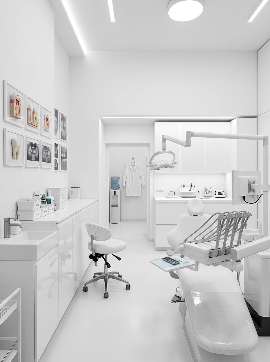 Interior design in Minimalism style — clinic by GenRoom AI