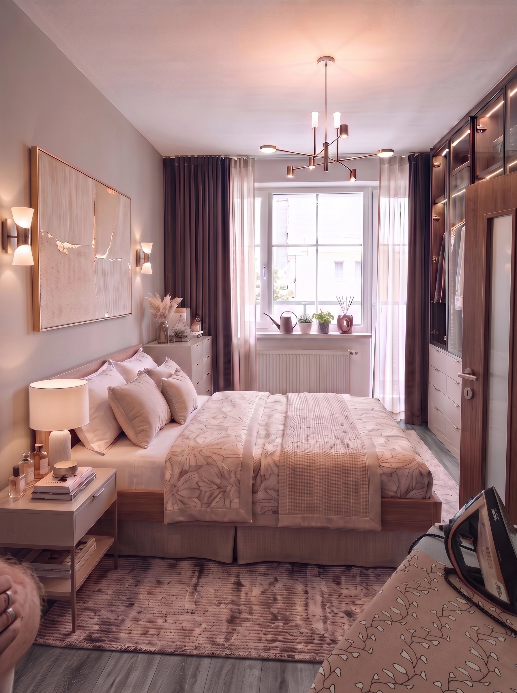 Contemporary Bedroom design — interior photo by GenRoom AI