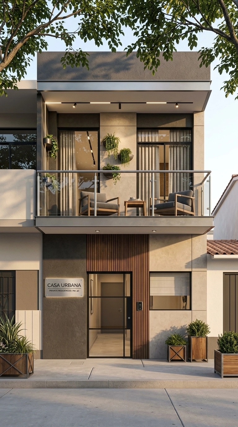 Facade design in Contemporary Facade style — Facade by GenRoom AI