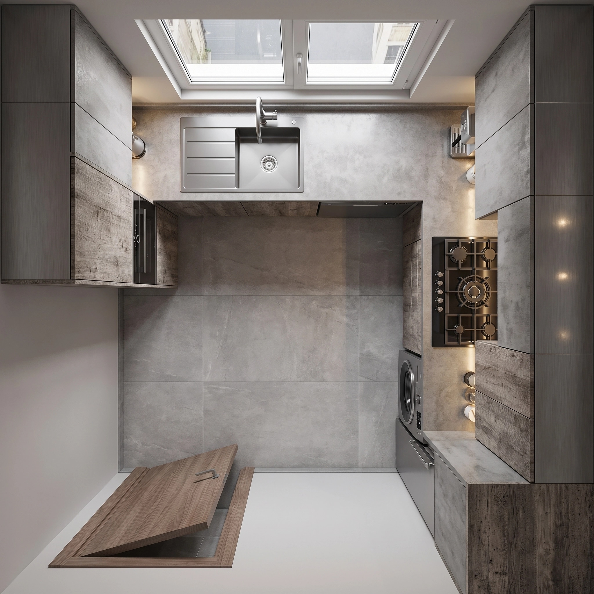 Interior design in Contemporary style — Living Room by GenRoom AI