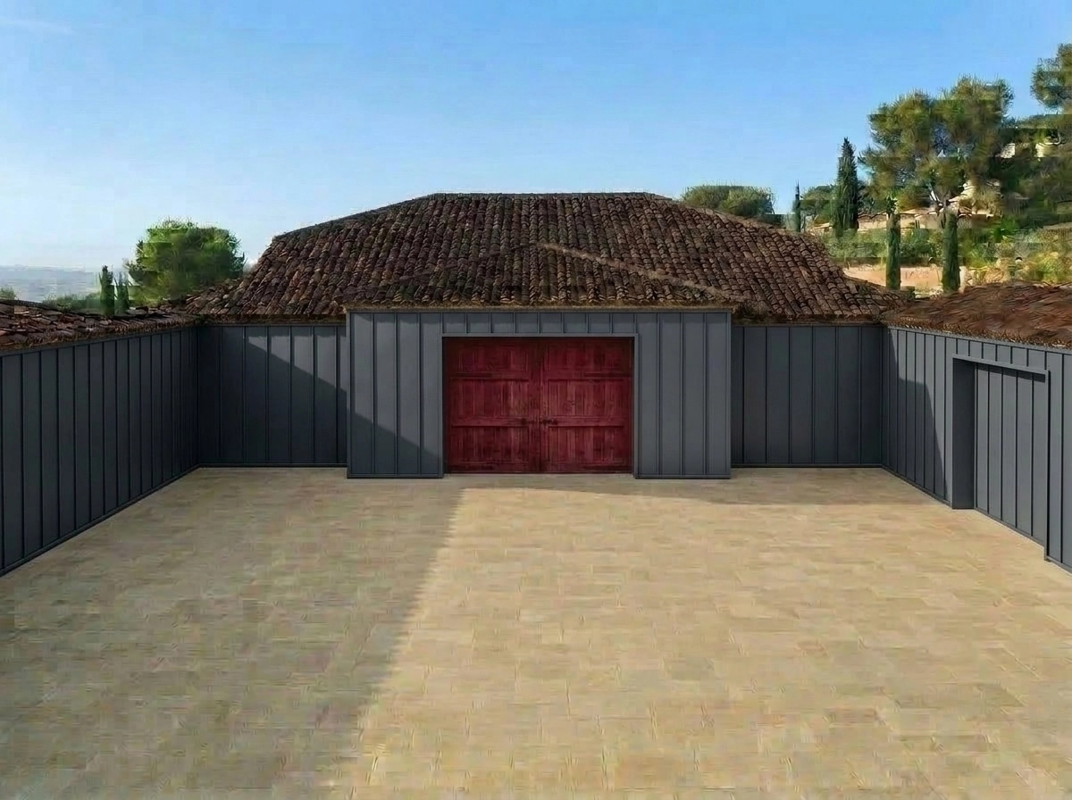 Facade design in Mediterranean Facade style — Facade by GenRoom AI