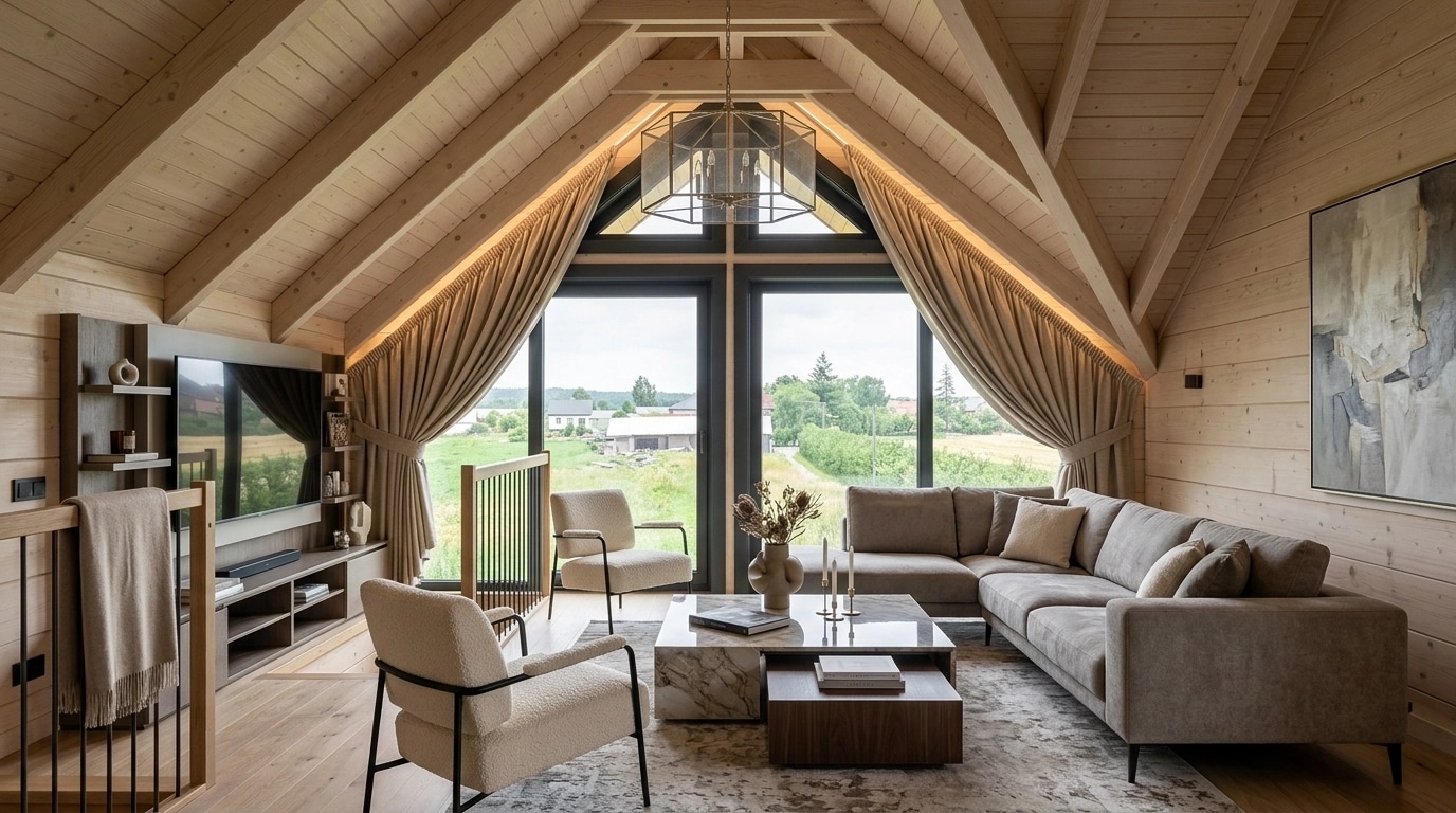 Interior design in Contemporary style — Living Room by GenRoom AI