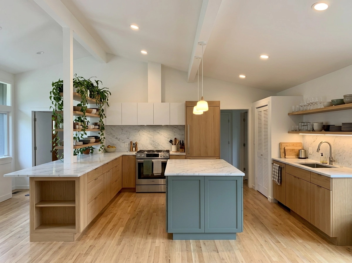 Kitchen interior in no_style style — photo by GenRoom AI