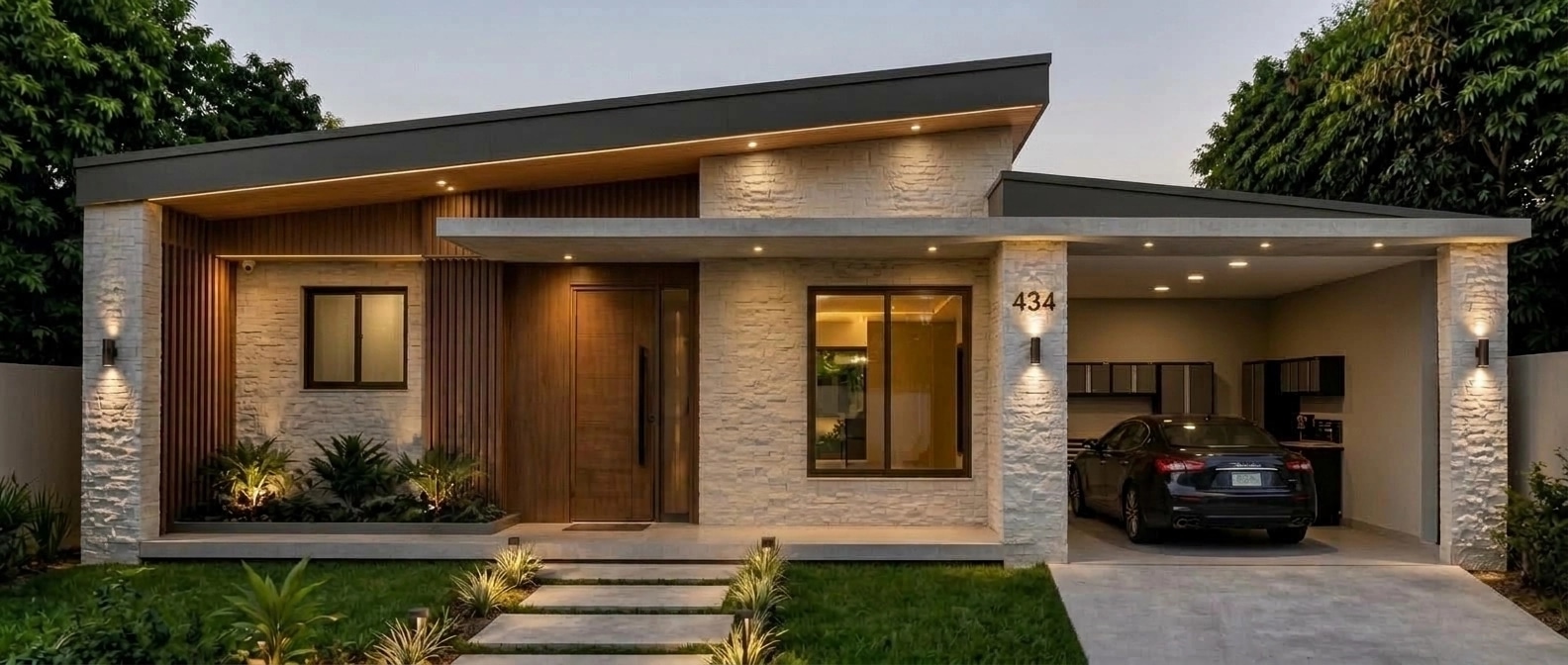 Contemporary Facade Facade design — facade photo by GenRoom AI