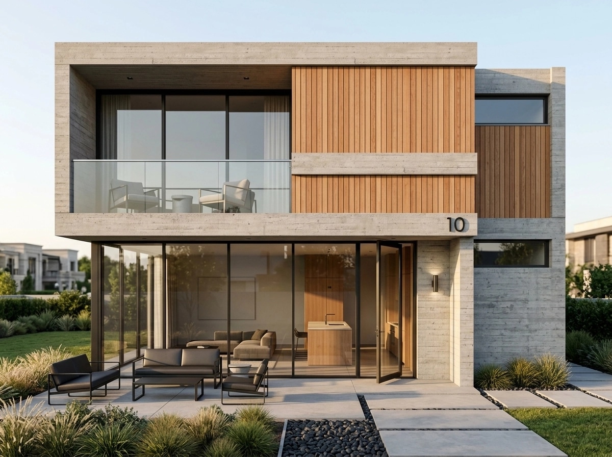 Minimalist Facade Facade design — facade photo by GenRoom AI