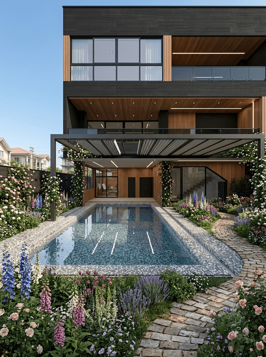Landscape design in English Cottage Garden style — Yard by GenRoom AI
