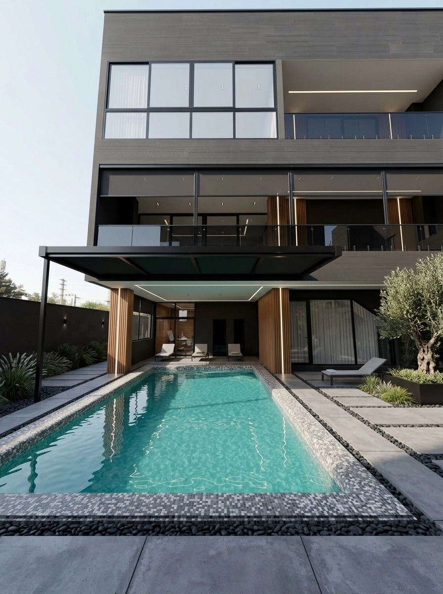 Landscape design in Minimalist Yard style — Yard by GenRoom AI