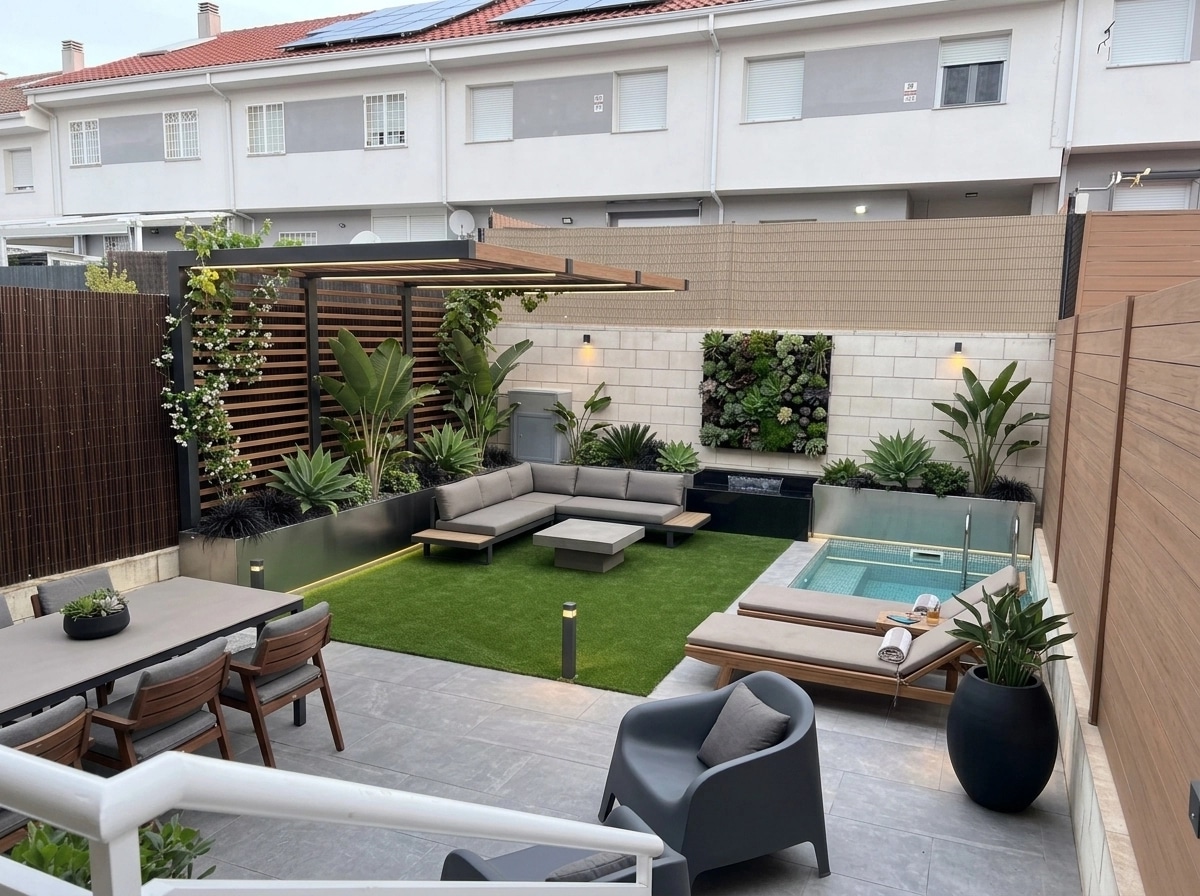 Contemporary Yard Yard design — yard photo by GenRoom AI