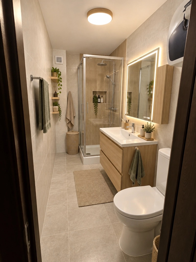 Interior design in Scandinavian style — Bathroom by GenRoom AI