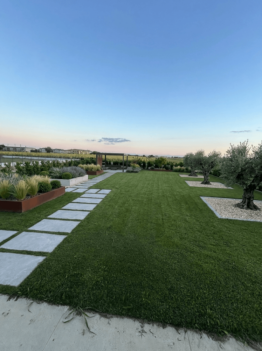 Landscape design in Minimalist Yard style — Yard by GenRoom AI