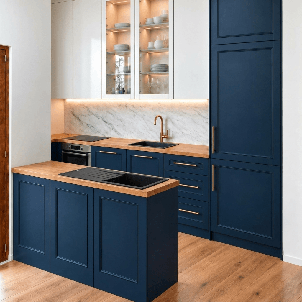 Kitchen interior in no_style style — photo by GenRoom AI