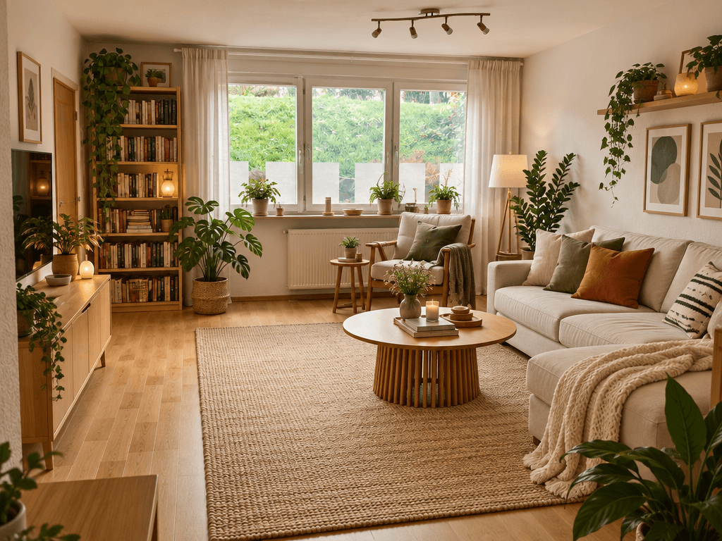 Interior design in Scandinavian style — Living Room by GenRoom AI
