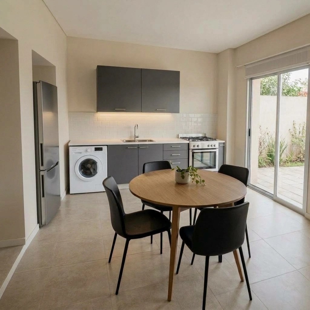 Kitchen interior in no_style style — photo by GenRoom AI