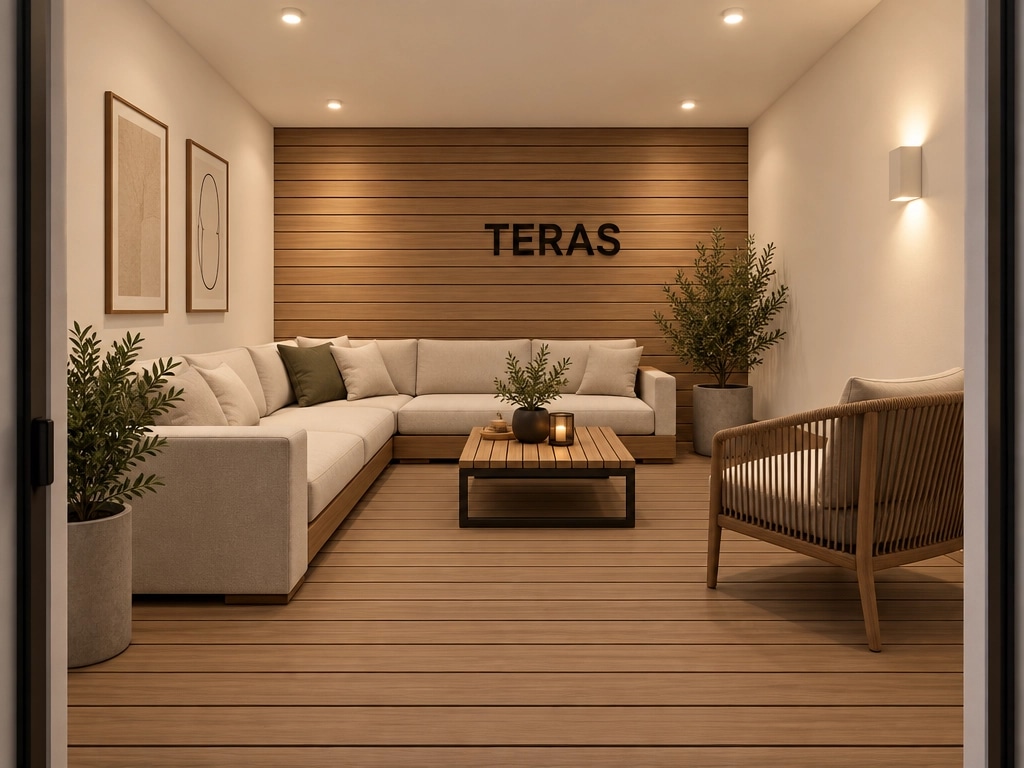 Interior design in Minimalism style — terrace by GenRoom AI