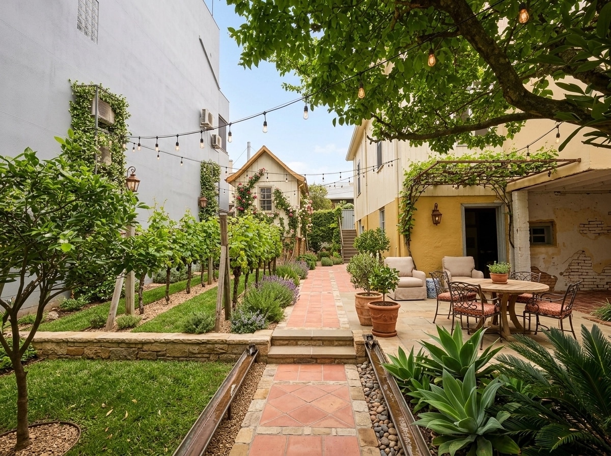 Mediterranean Yard Yard design — yard photo by GenRoom AI