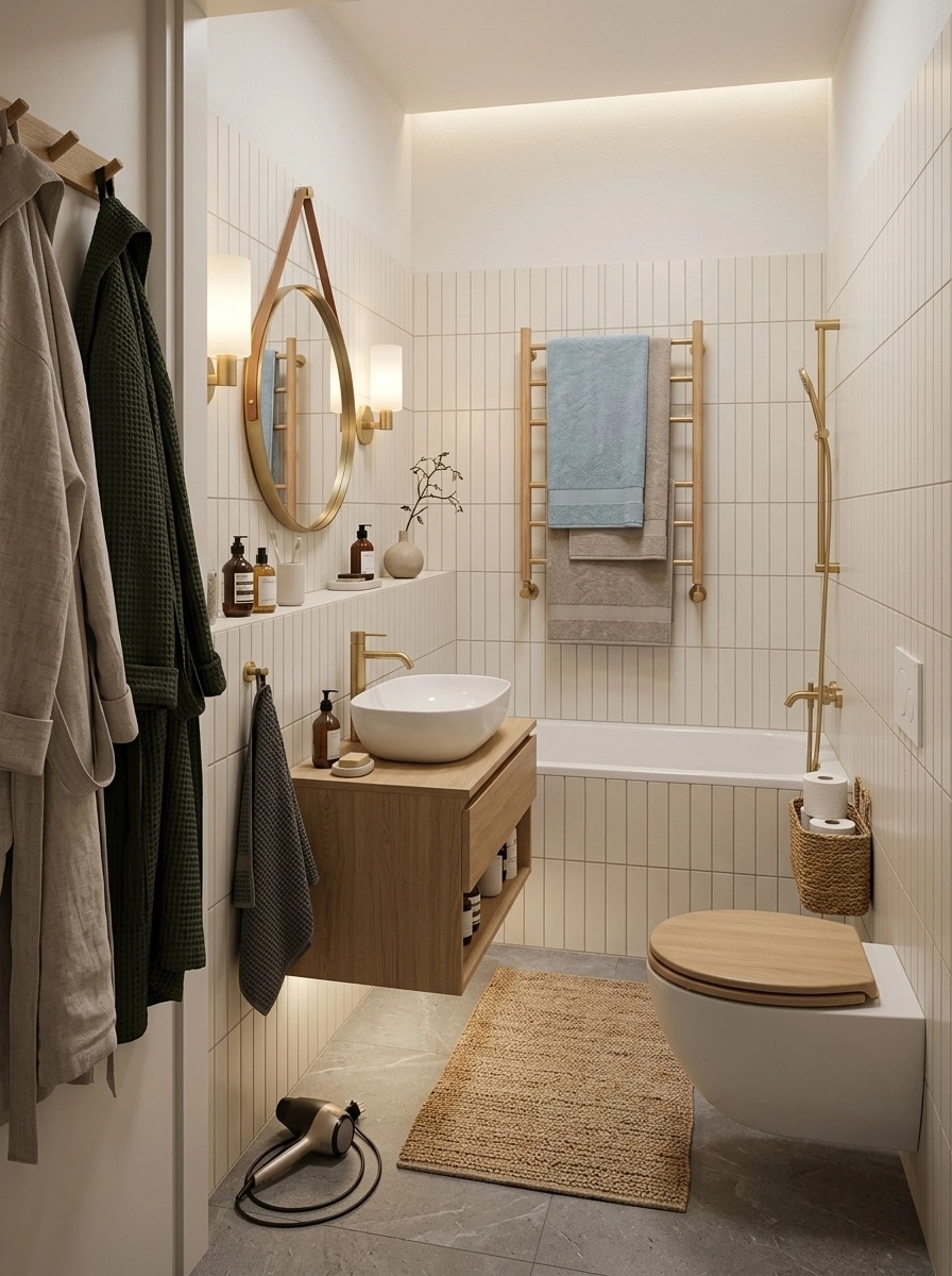Interior design in Scandinavian style — Bathroom by GenRoom AI