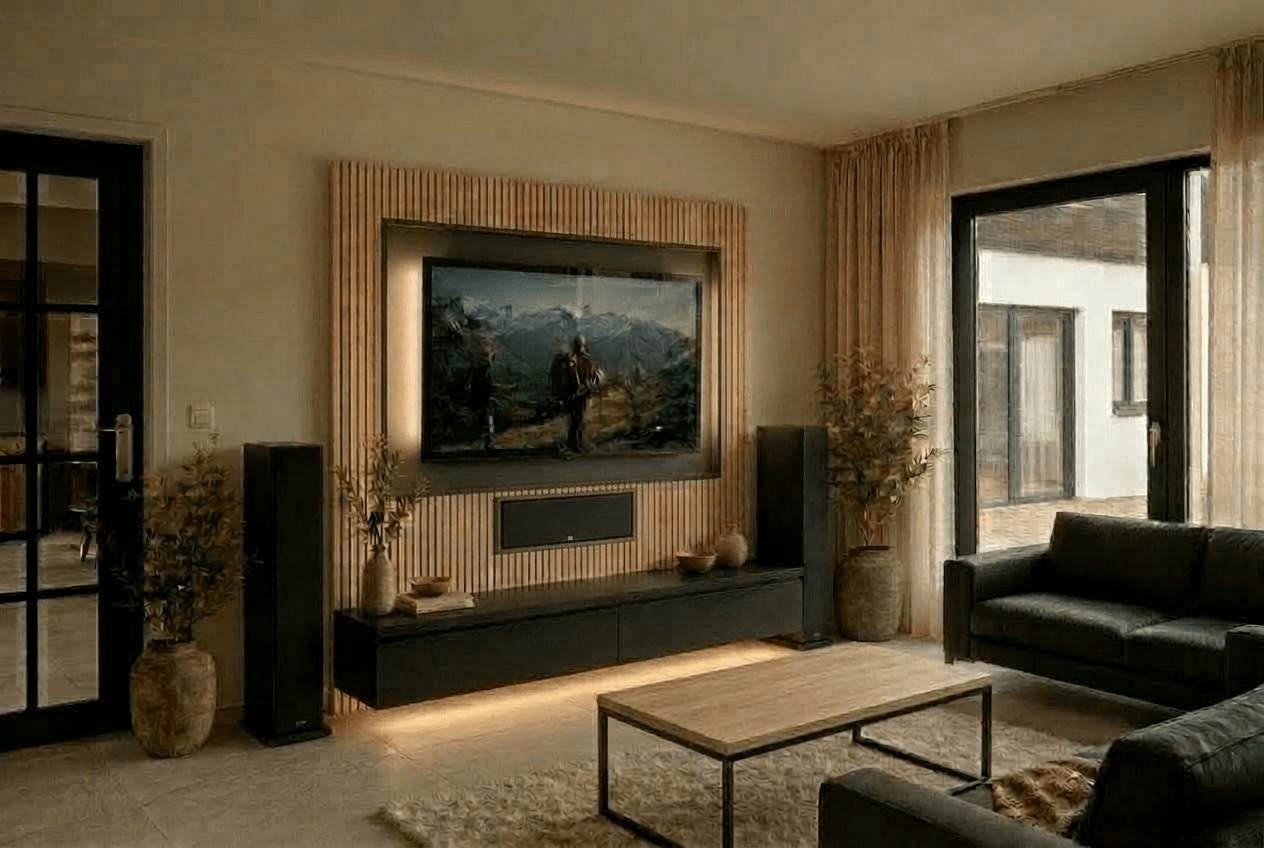 Interior design in Japandi style — Living Room by GenRoom AI