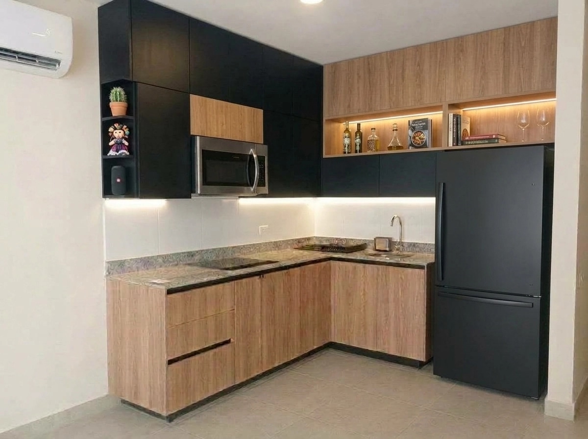 Kitchen interior in no_style style — photo by GenRoom AI