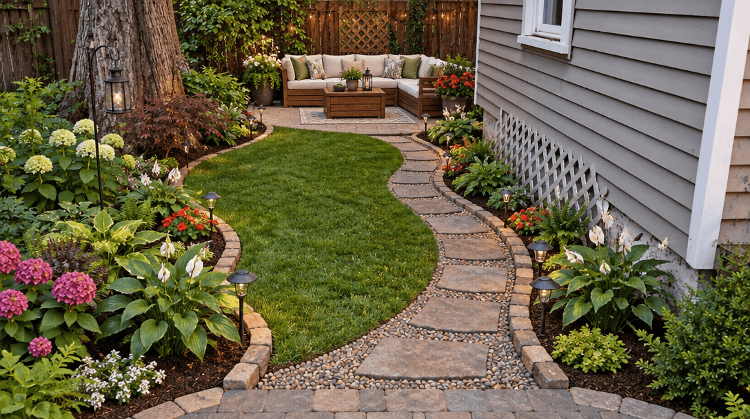 Yard design in no_style style — photo by GenRoom AI