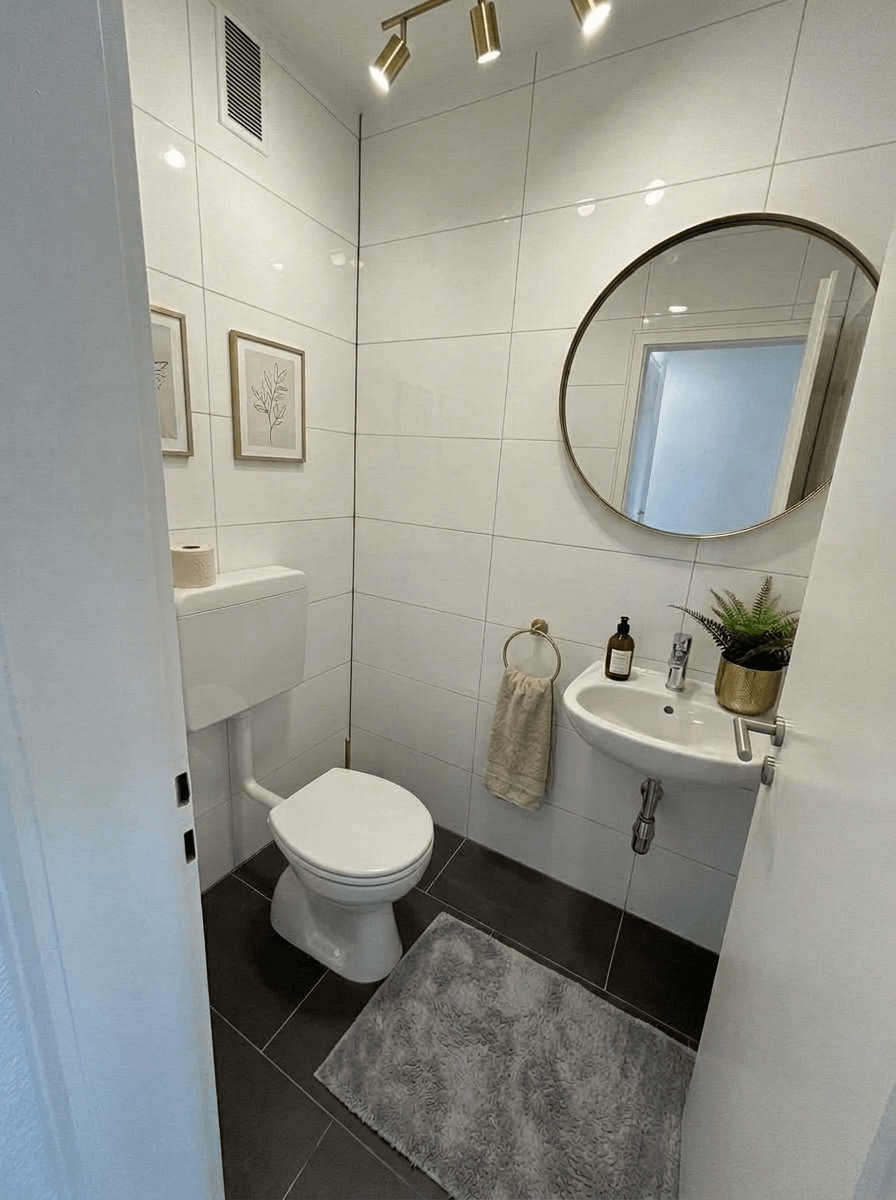 Bathroom interior in no_style style — photo by GenRoom AI