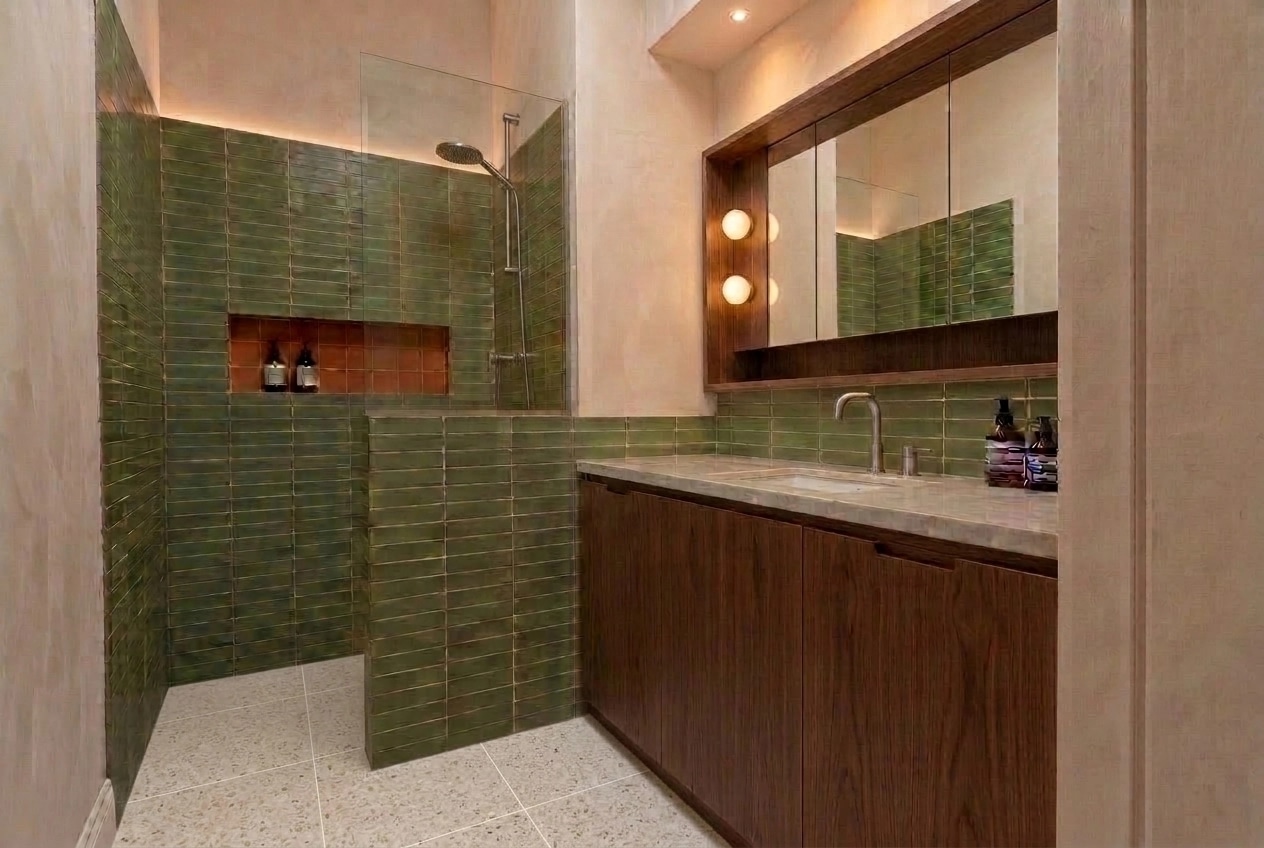 Bathroom interior in no_style style — photo by GenRoom AI