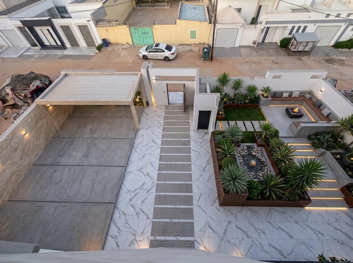 Contemporary Yard Yard design — yard photo by GenRoom AI