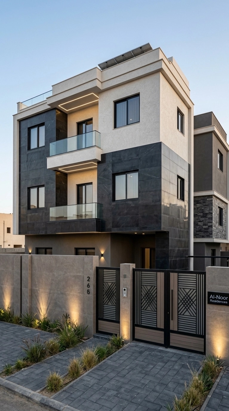 Contemporary Facade Facade design — facade photo by GenRoom AI