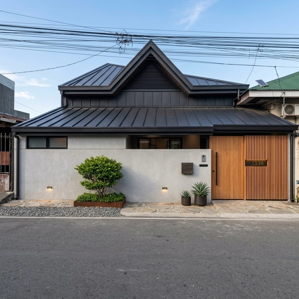 Minimalist Facade Facade design — facade photo by GenRoom AI