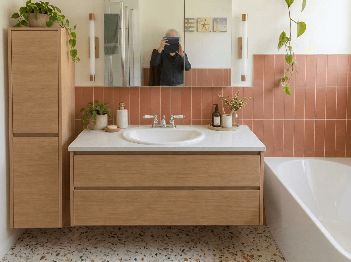 Bathroom interior in no_style style — photo by GenRoom AI