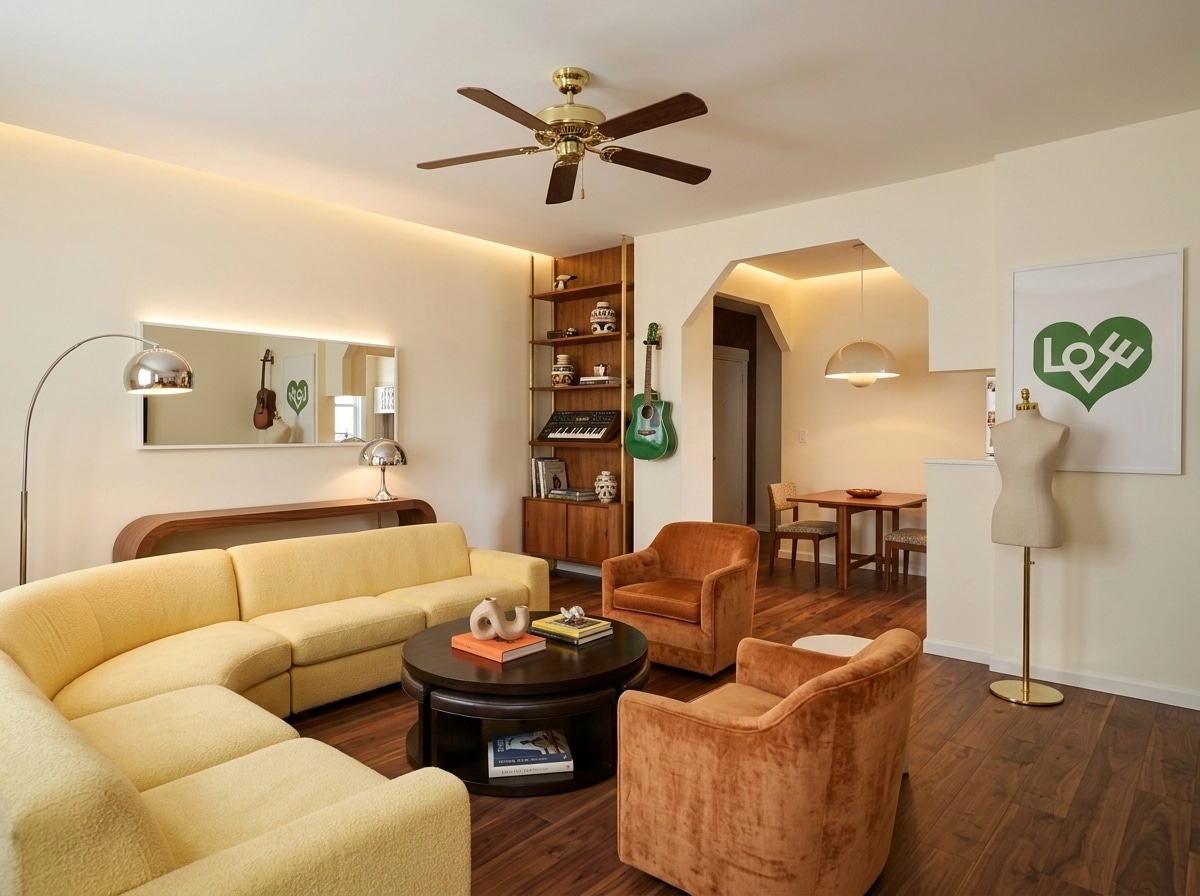 Interior design in Contemporary style — Living Room by GenRoom AI