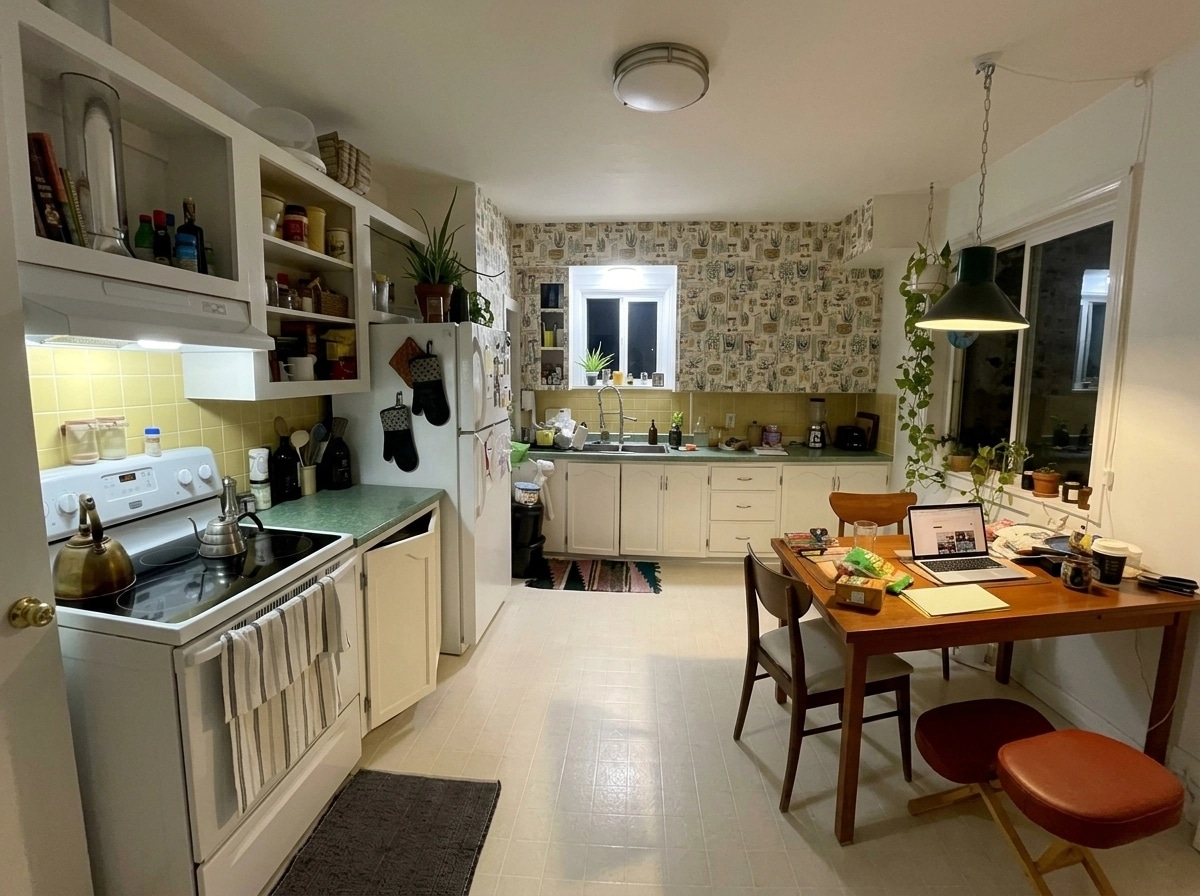Kitchen interior in no_style style — photo by GenRoom AI