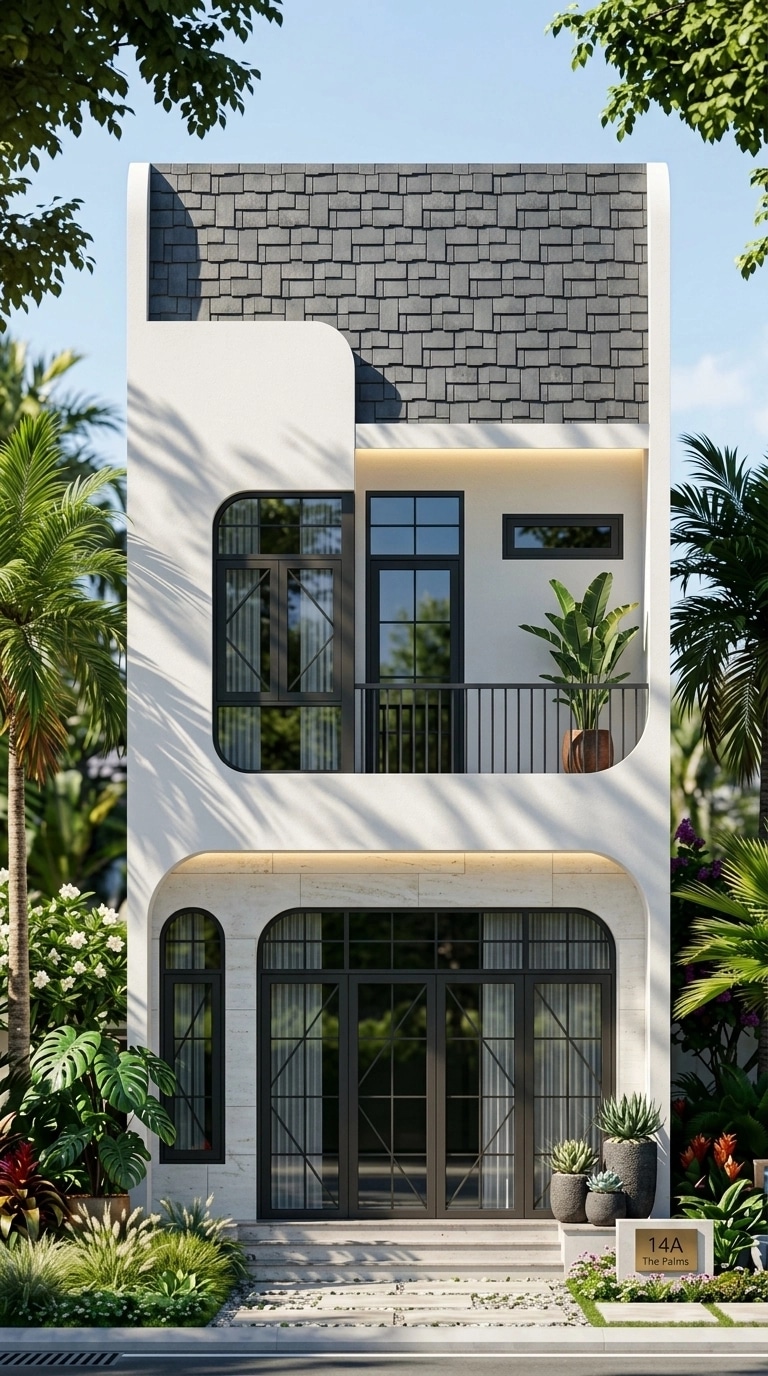 Facade design in Contemporary Facade style — Facade by GenRoom AI