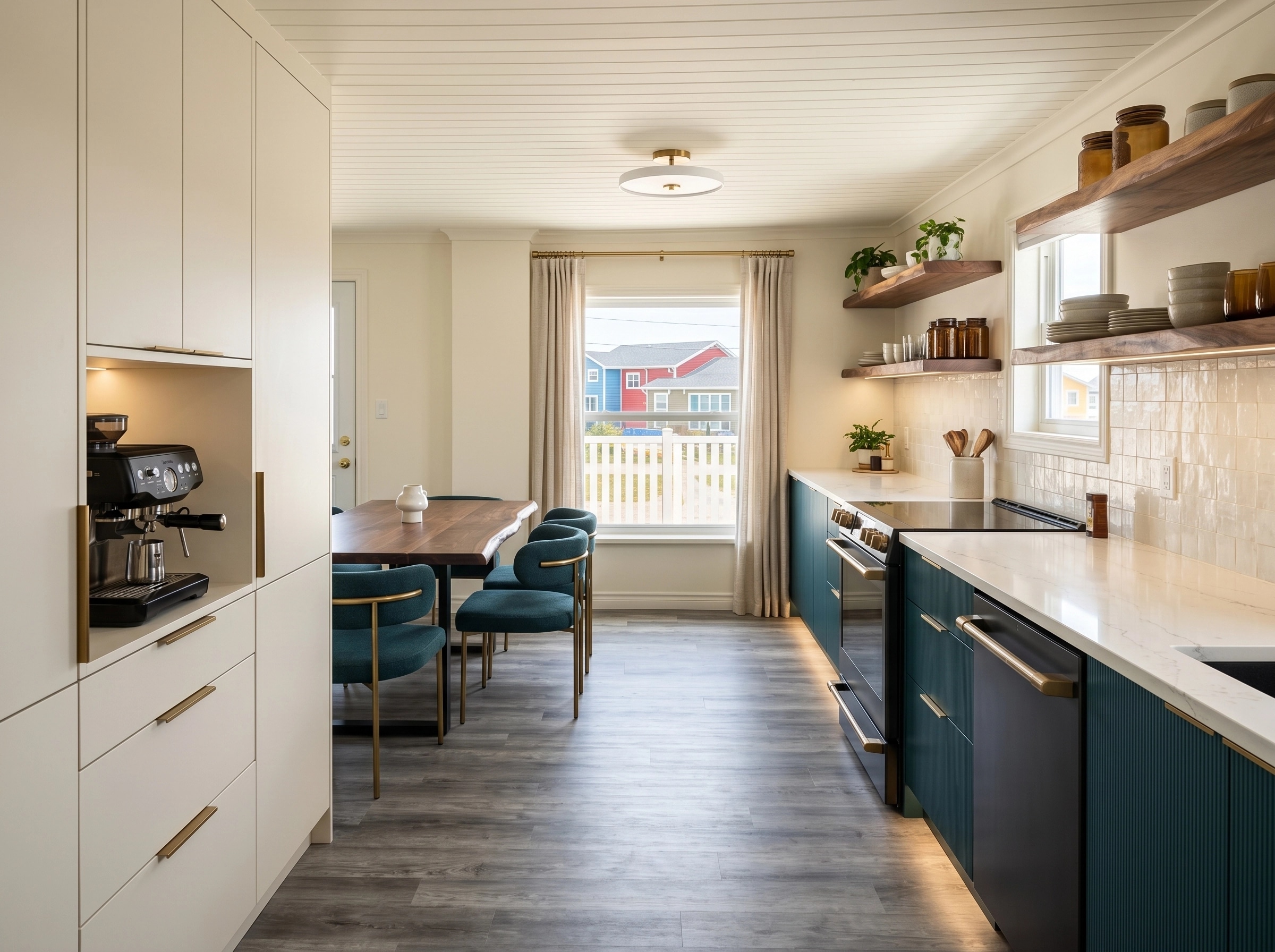 Kitchen interior in Contemporary style — photo by GenRoom AI