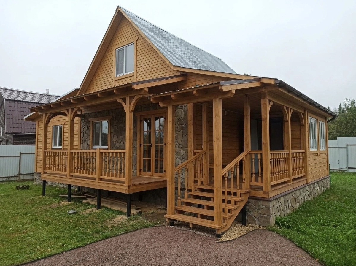 Facade design in Chalet Facade style — Facade by GenRoom AI