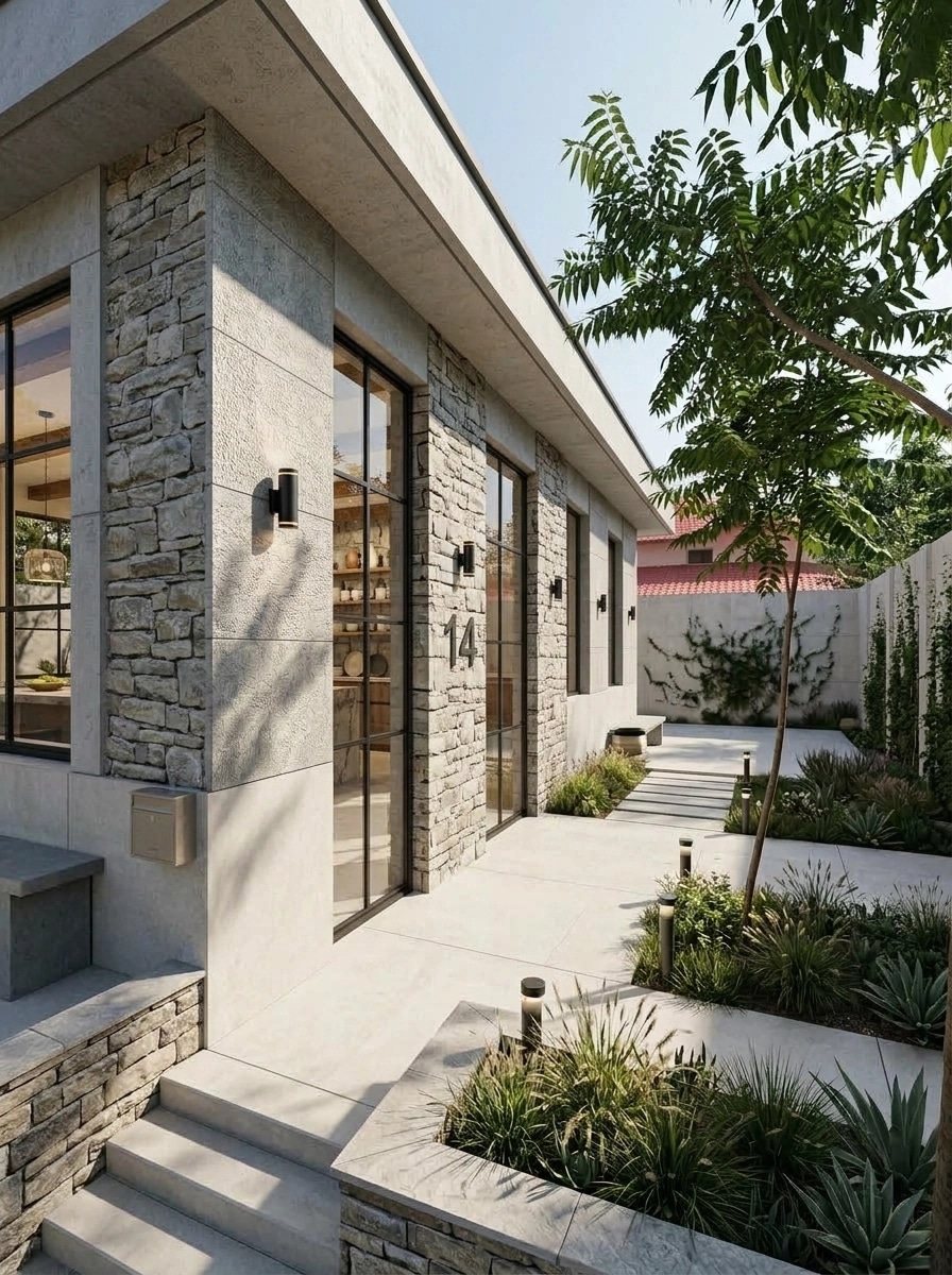 Contemporary Facade Facade design — facade photo by GenRoom AI