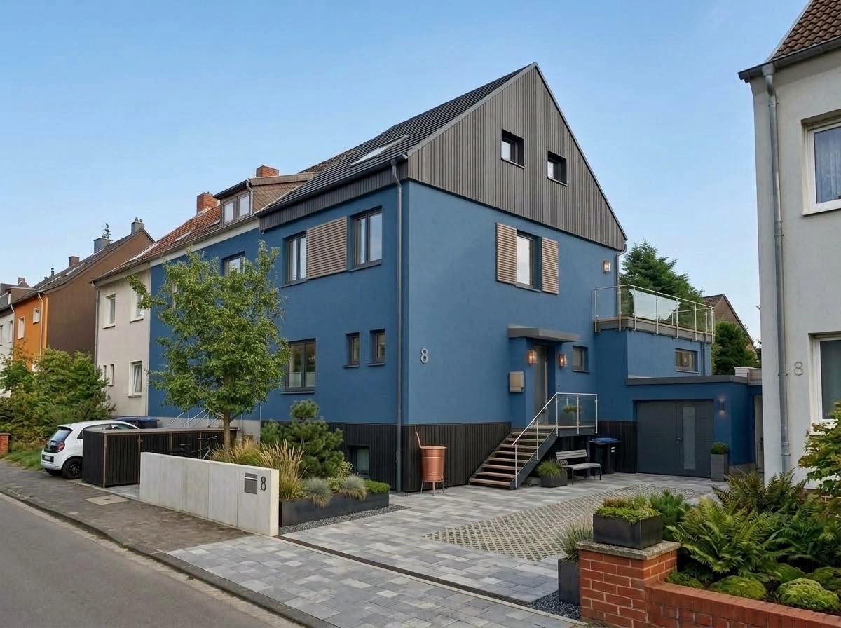 Scandinavian Facade Facade design — facade photo by GenRoom AI