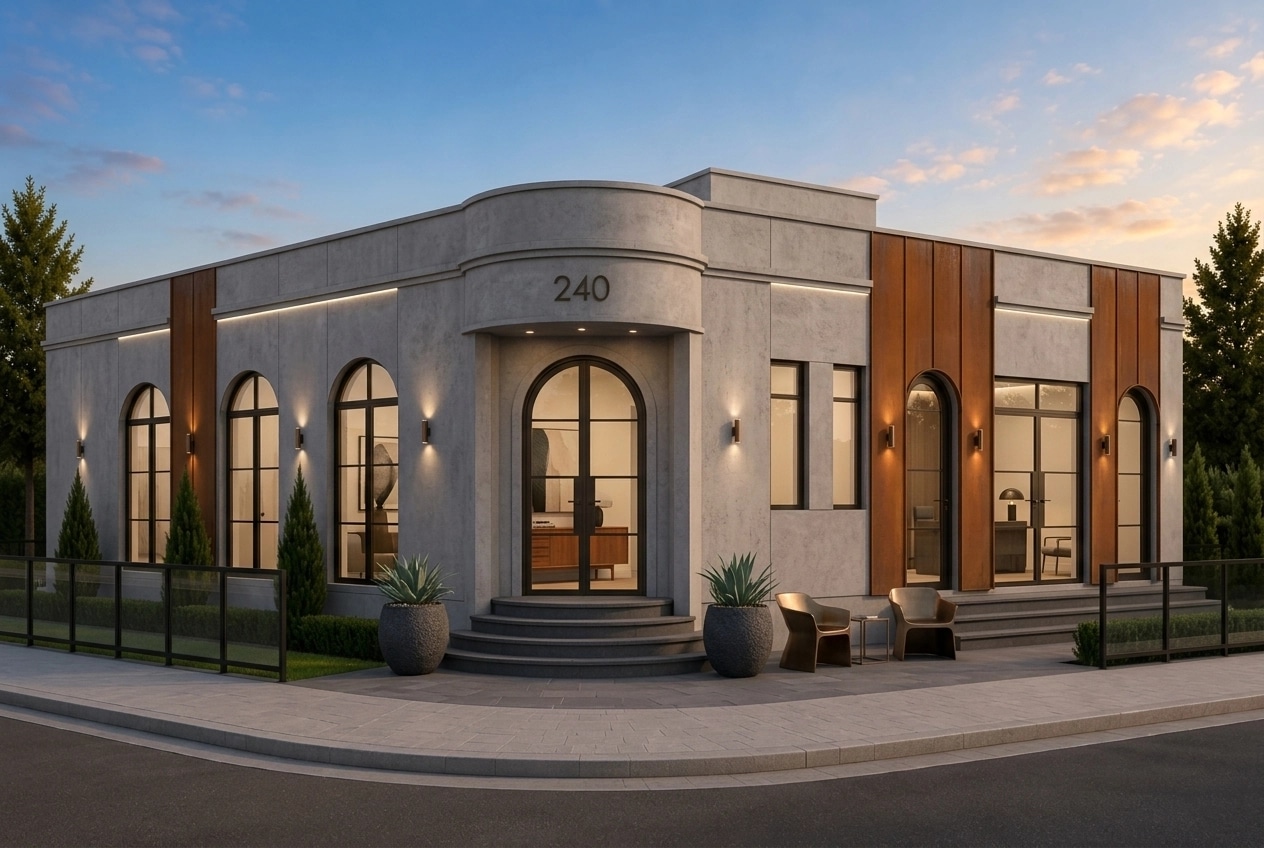 Contemporary Facade Facade design — facade photo by GenRoom AI