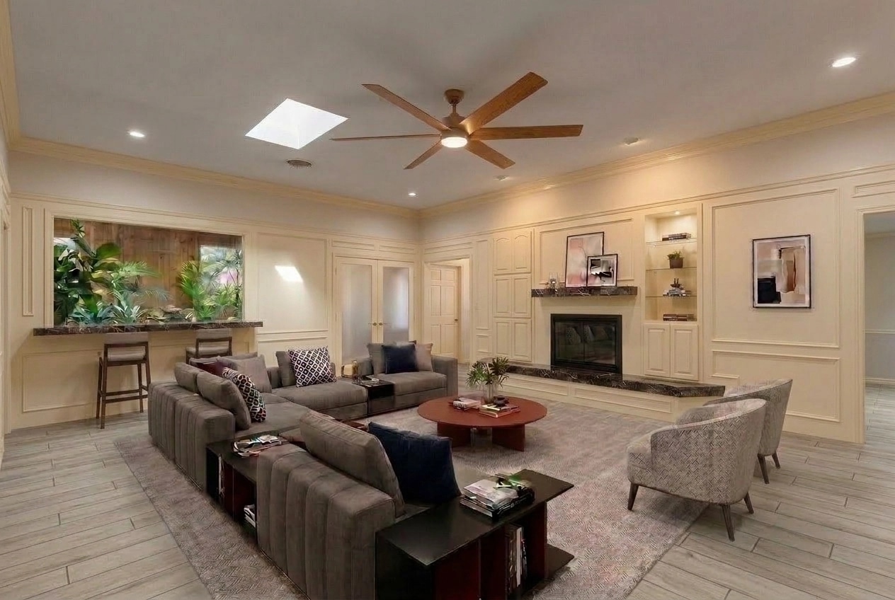 Interior design in Contemporary style — Living Room by GenRoom AI