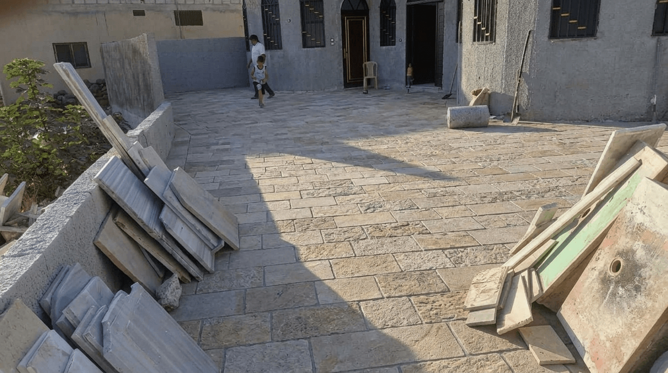 Yard design in no_style style — photo by GenRoom AI