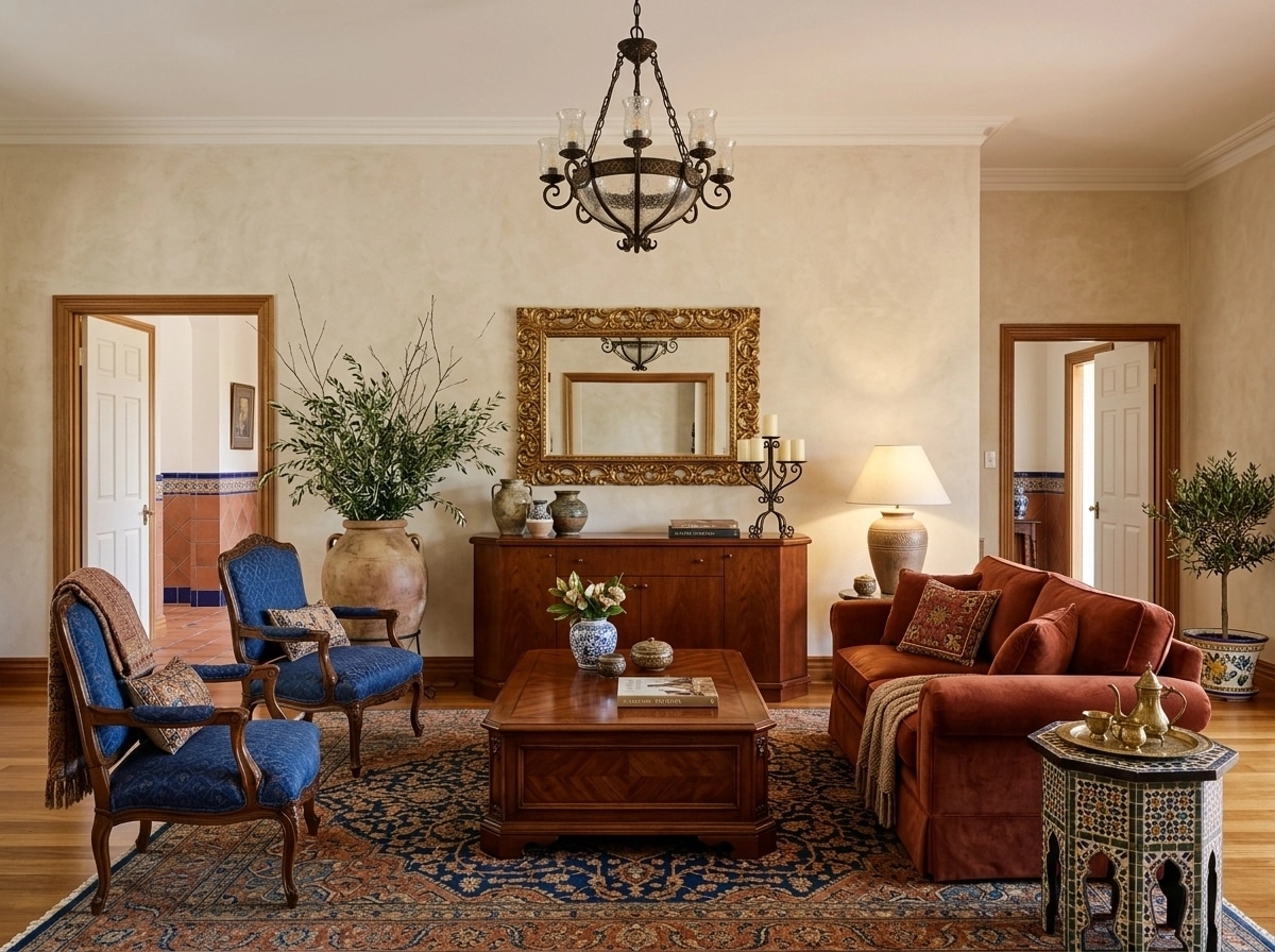 Interior design in Mediterranean style — Living Room by GenRoom AI