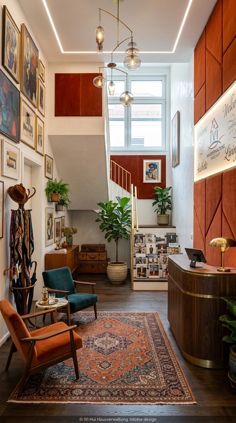 Interior design in Eclectic style — lobby by GenRoom AI