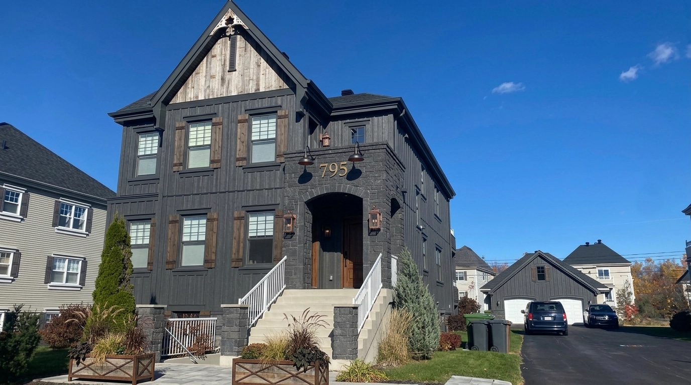 Facade design in Barnhouse Facade style — Facade by GenRoom AI
