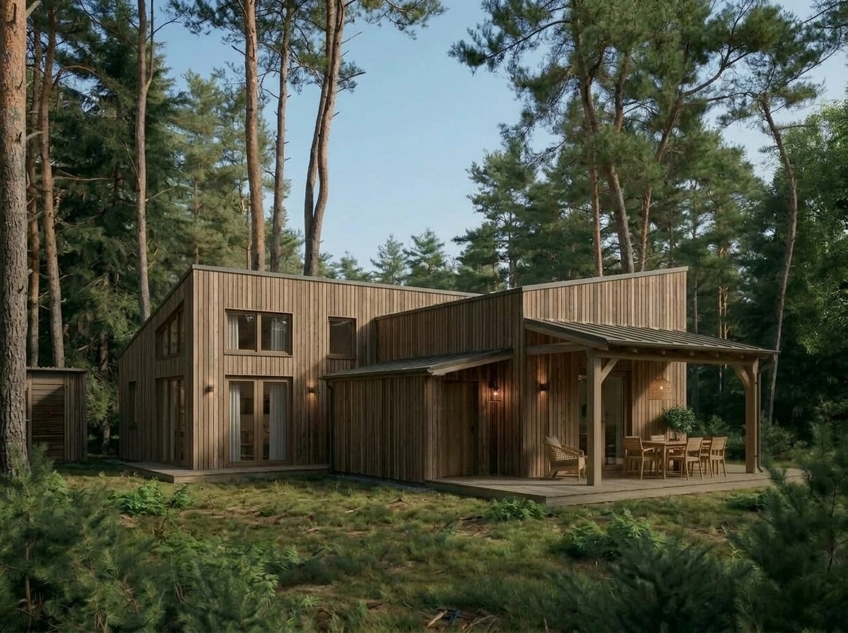 Facade design in Barnhouse Facade style — Facade by GenRoom AI