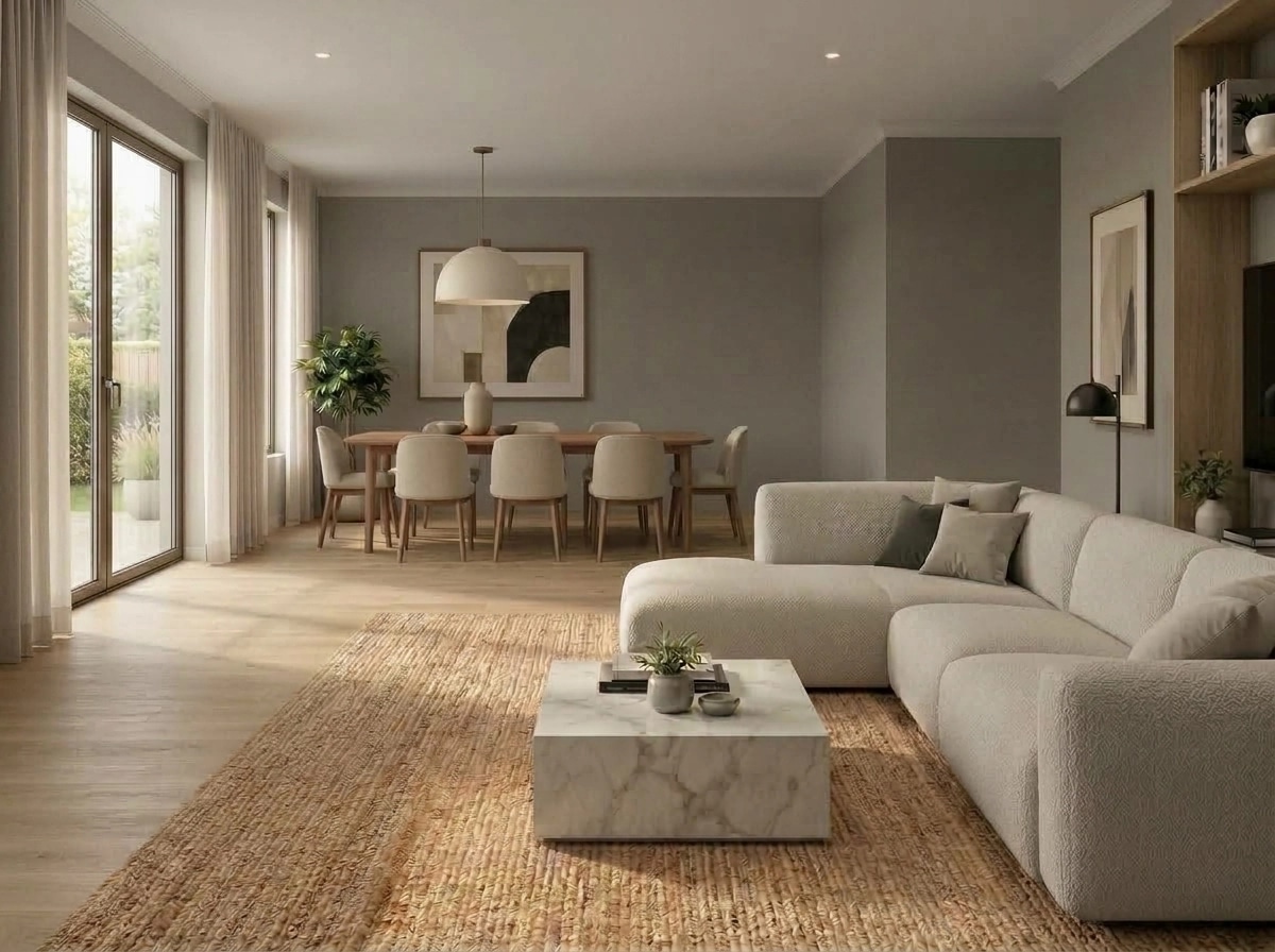 Interior design in Contemporary style — Living Room by GenRoom AI