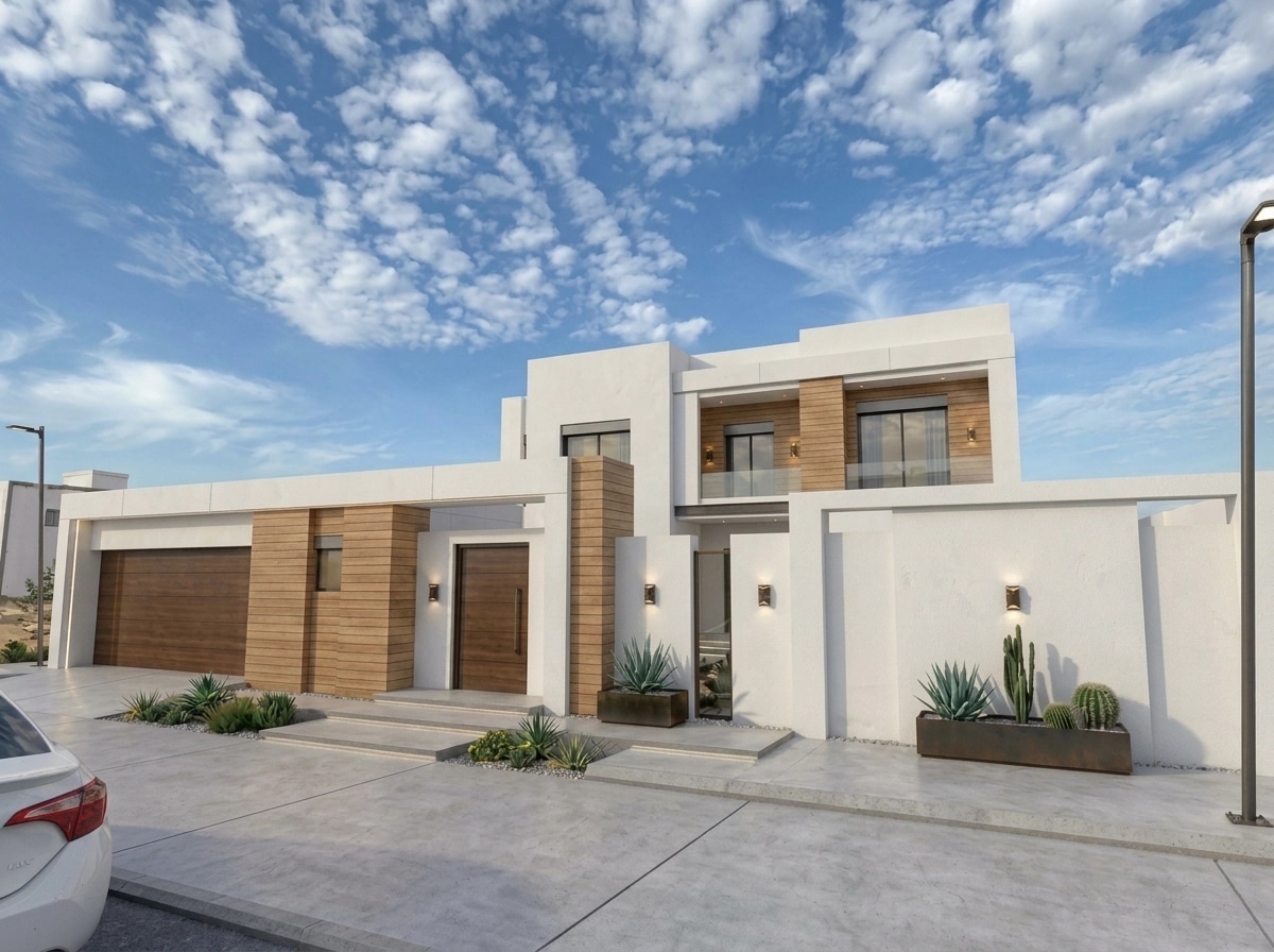 Contemporary Facade Facade design — facade photo by GenRoom AI